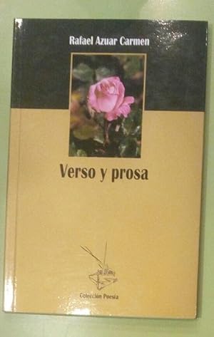 Imagen del vendedor de Verso y prosa a la venta por ARREBATO LIBROS