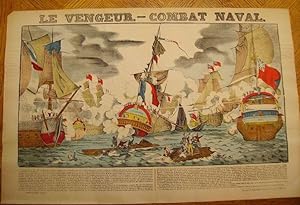 Le Vengeur. - Combat naval.