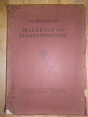 Image du vendeur pour Dialekter og Dialektforsking. mis en vente par NORDDEUTSCHES ANTIQUARIAT