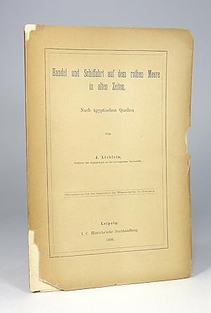 Bild des Verkufers fr Handel und Schiffahrt auf dem rothen Meere in alten Zeiten. Nach gyptischen Quellen. zum Verkauf von Librarium of The Hague