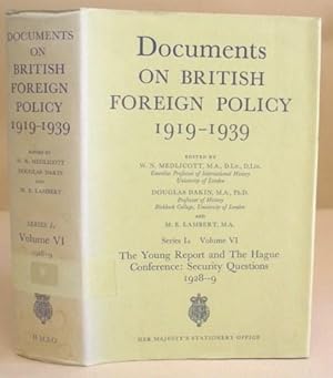 Immagine del venditore per Documents On British Foreign Policy 1919 - 1939 : Series 1A, Volume VI [6] - The Young Report And The Hague Conference : Security Questions 1928 - 9 venduto da Eastleach Books