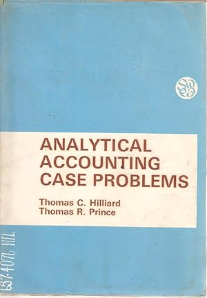 Image du vendeur pour Analytical Accounting Case Problems for First-Year Courses mis en vente par Snookerybooks