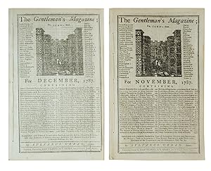 Gentleman's Magazine [The U. S. Constitution] for November and December, 1787.