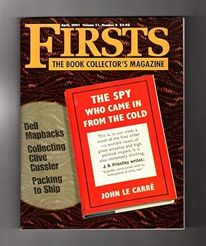 Firsts - The Book Collectors Magazine. April, 2001. Clive Cussler & Checklist; Dell Mapbacks; Joh...