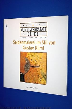 Kunstwerkstatt Seide. Seidenmalerei im Stil von Gustav Klimt.