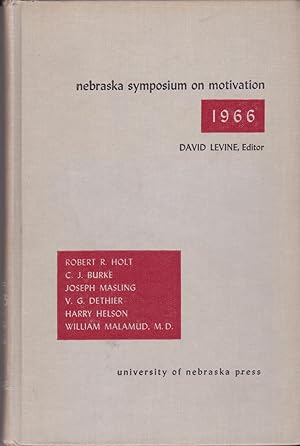 Bild des Verkufers fr Nebraska symposium on Motivation 1966 zum Verkauf von BookOrders