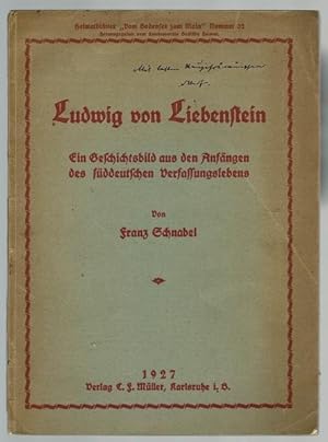 Ludwig von Liebenstein. Ein Geschichtsbild aus den Anfängen des süddeutschen Verfassungslebens (=...