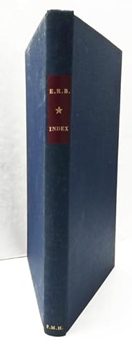 Burroughs' Science Fiction, index of names and analtyical subjects (Signed)