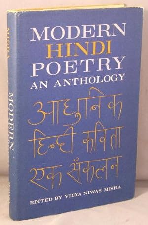 MODERN HINDI POETRY: an anthology.