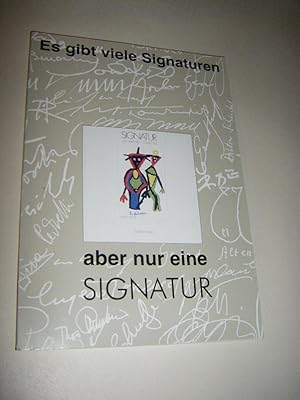 Signatur-Katalog 2001 (Es gibt viele Signaturen, aber nur eine Signatur)