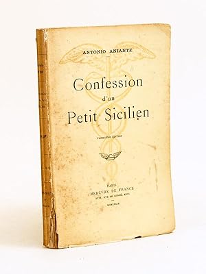 Seller image for Confession d'un Petit Sicilien for sale by Librairie du Cardinal