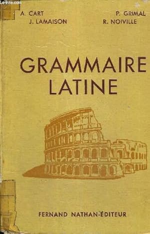 Image du vendeur pour GRAMMAIRE LATINE mis en vente par Le-Livre