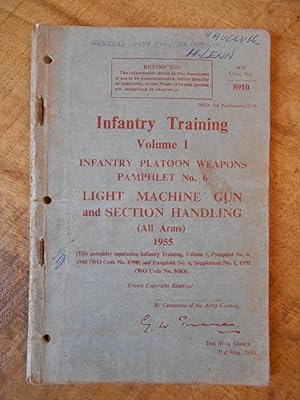 INFANTRY TRAINING VOL. I: LIGHT MACHINE GUN AND SECTION HANDLING