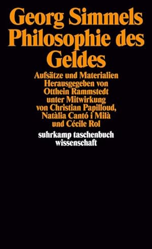Seller image for Georg Simmels ' Philosophie des Geldes' : Aufstze und Materialien for sale by AHA-BUCH GmbH
