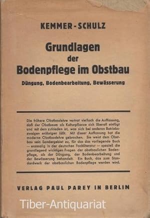 Grundlagen der Bodenpflege im Obstbau. Düngung, Bodenbearbeitung, Bewässerung.