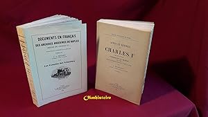 Imagen del vendedor de Documents en Francais des Archives Angevines de Naples, ( Rgne de Charles 1er ) ----------- 2 Volumes / 2 : Les Mandements aux trsoriers + Les Comptes des Trsoriers a la venta por Okmhistoire