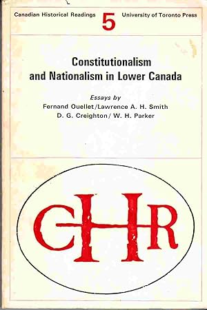 Imagen del vendedor de Constitutionalism and Nationalism in Lower Canada a la venta por Riverwash Books (IOBA)