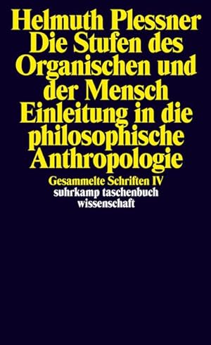 Bild des Verkufers fr Die Stufen des Organischen und der Mensch. Einleitung in die philosophische Anthropologie zum Verkauf von BuchWeltWeit Ludwig Meier e.K.