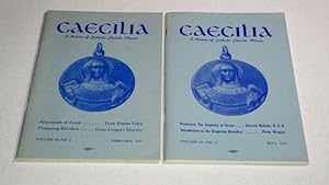 Seller image for Caecilia A Review of Catholic Church Music, two issues for sale by Pacific Rim Used Books  LLC
