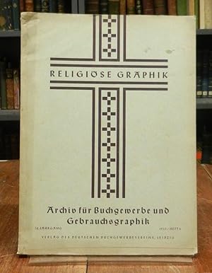 Archiv für Buchgewerbe und Gebrauchsgraphik. 72. Jahrgang 1935, Heft 8: Religiöse Graphik.