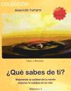 Seller image for Qu sabes de ti? Volumen 3 for sale by AG Library