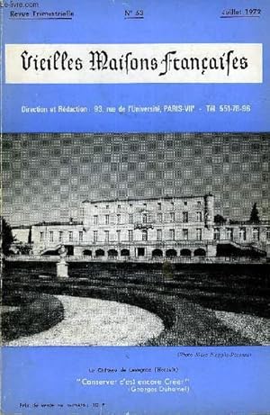 Seller image for VIEILLES MAISONS FRANCAISES N53 - Le chteau de Lavagnac (Hrault), par SREN-AULAN.Le dessin de DON .La Maison des Acrobates  Blois (Loir-et-Cher), par Pierre DAUDIN.Le chteau de Cond en Brie (Aisne), par Xavier de SADE for sale by Le-Livre