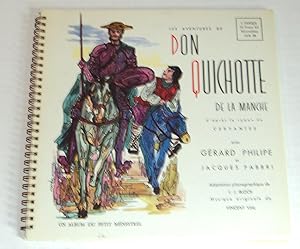 Bild des Verkufers fr LES AVENTURES DE DON QUICHOTTE DE LA MANCHE d'apres le roman de Cervantes. (LP phonograph record). zum Verkauf von Blue Mountain Books & Manuscripts, Ltd.