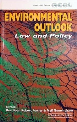 Imagen del vendedor de Environmental Outlook: Law And Policy a la venta por Marlowes Books and Music