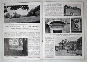 Original Issue of Country Life Magazine Dated May 19th 1944, with a Main Feature on Hall Place, W...