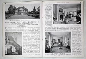 Original Issue of Country Life Magazine Dated May 26th 1944, with a Main Feature on Hall Place, W...