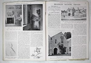 Original Issue of Country Life Magazine Dated September 1st 1944, with a Main Feature on Bradley ...