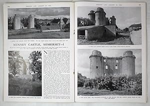Original Issue of Country Life Magazine Dated January 29th 1943, with a Main Feature on Nunney Ca...