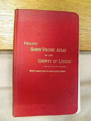 Philips Handy-Volume Atlas of London. Fourth edition, revised & enlarged. With directory & comple...