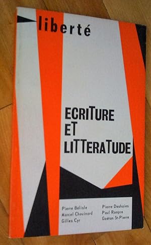 Immagine del venditore per criture et littrature, Libert, no 67, volume 12, no 1, janvier-fvrier 1970 venduto da Livresse