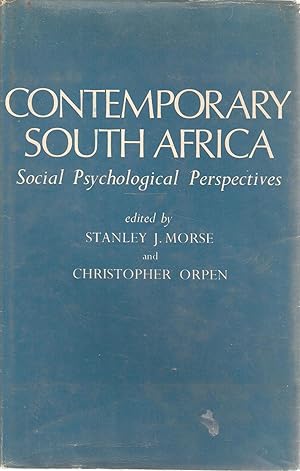 Image du vendeur pour Contemporary South Africa Social Psychological Perspectives mis en vente par Snookerybooks