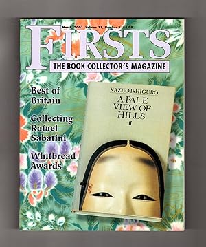 Firsts - The Book Collectors Magazine. March, 2001. Kazuo Ishiguro; Best of British Literary Fict...