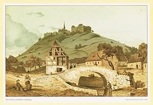 Imagen del vendedor de August Christian Geist. Reproduktion der 12 Rhn-Ansichten nach den Farblithographien des Knstler, hrsg. von Dr. Adelmann im Polytechnischen Zentralverein, Wrzburg um 1858. a la venta por Klaus Schneborn