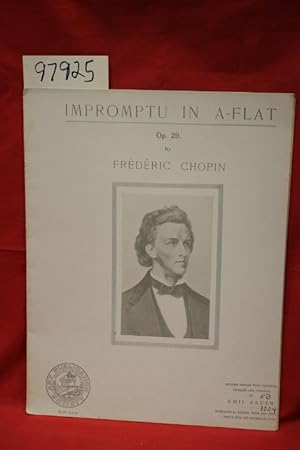Imagen del vendedor de Impromptu in A-Flat (Sheet Music PORTRAIT ON COVER ) a la venta por Princeton Antiques Bookshop