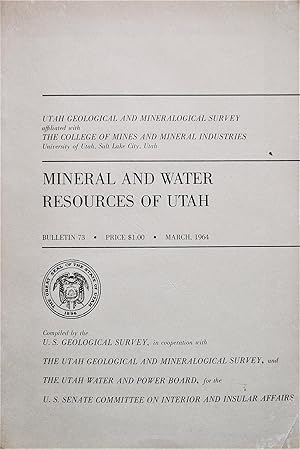 Mineral and Water Resouces in Utah