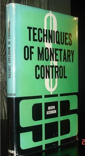 Seller image for Techniques of Monetary Control. for sale by Chris Duggan, Bookseller