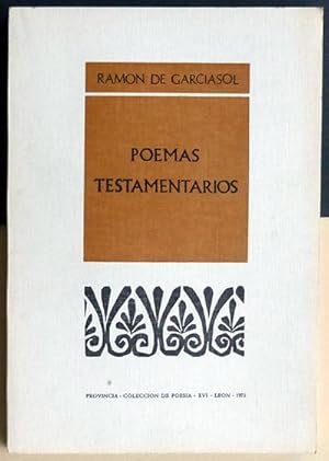 Poemas testamentarios