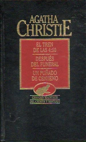 Imagen del vendedor de OBRAS COMPLETAS. Vol. XIV. EL TREN DE LAS 4:50 / DESPUS DEL FUNERAL / UN PUADO DE CENTENO. Con sello del anterior propietario. Trad. V.V. A.A. a la venta por angeles sancha libros