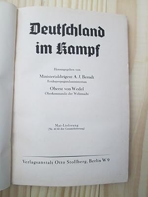 Seller image for Deutschland im Kampf : [1941] Mai-Lieferung (Nr. 41 / 42 der Gesamtlieferung) for sale by Expatriate Bookshop of Denmark