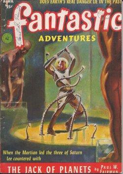 Immagine del venditore per FANTASTIC ADVENTURES: April, Apr. 1952 venduto da Books from the Crypt