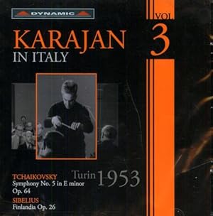 Immagine del venditore per Karajan in Italy. Vol.3. Tchaikovsky: Symphony No. 5 in E minor Op. 64 Sibelius: Finlandia Op. 26 Orchestra di Torino della Rai, 11/04/1953. venduto da FIRENZELIBRI SRL