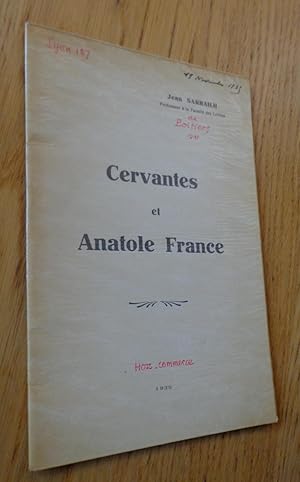 Cervantes et Anatole France