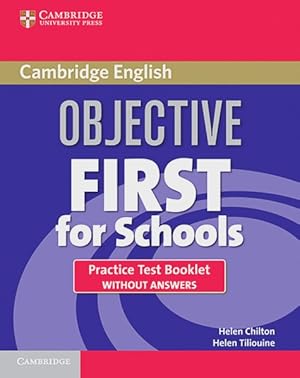 Immagine del venditore per Objective First Certificate - Third Edition / Practice Test Booklet without answers with Audio CD venduto da getbooks GmbH