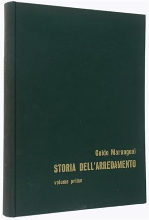 Bild des Verkufers fr STORIA DELL'ARREDAMENTO. Volume 1.: zum Verkauf von Bergoglio Libri d'Epoca