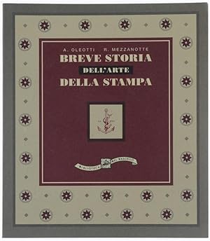 Seller image for BREVE STORIA DELL'ARTE DELLA STAMPA.: for sale by Bergoglio Libri d'Epoca