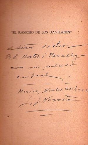 EL RANCHO DE LOS GAVILANES. Pieza en tres actos. [Firmado / Signed]